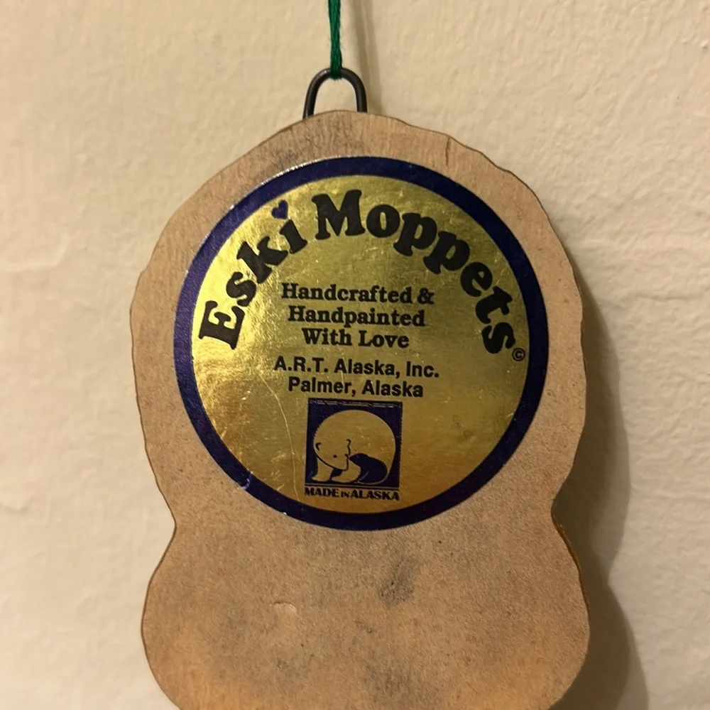 Alaska ornament from Palmer, Alaska. Handcrafted in Alaska. 1990’s - Picture 3 of 3